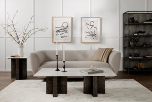 Marlow - Terrell End Table-Raw Black