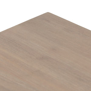 Clarita End Table-White Wash Mango