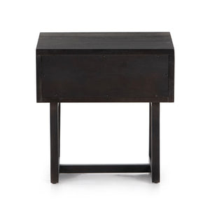 Clarita End Table-Black Mango