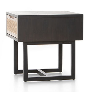 Clarita End Table-Black Mango