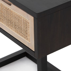 Clarita End Table-Black Mango