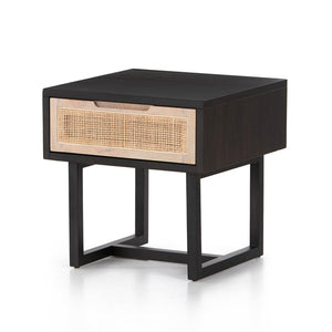 Clarita End Table-Black Mango