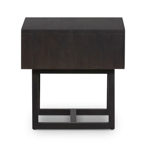 Clarita End Table-Black Mango