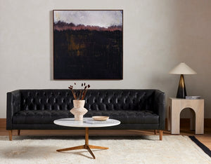 Fausto End Table-Bleached Guanacaste