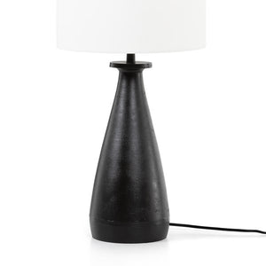 Innes Table Lamp-Matte Black Cast