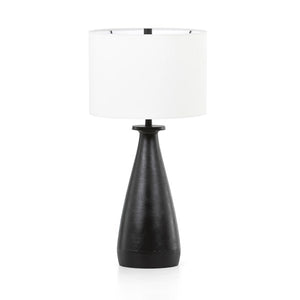 Innes Table Lamp-Matte Black Cast