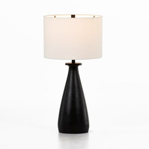 Innes Table Lamp-Matte Black Cast