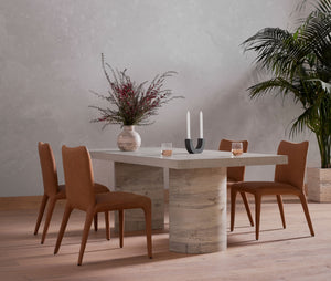 MONZA DINING CHAIR - HERITAGE CAMEL