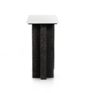 Marlow - Terrell Console Table-Raw Black