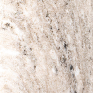 Marlow - Cronos End Table-River Grey Marble Solid