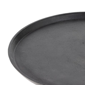 Marlow - Cronos End Table-River Grey Marble Solid