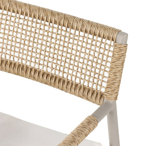 Niles Outdoor Dining Armchair-Natural