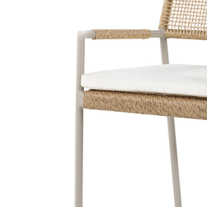Niles Outdoor Dining Armchair-Natural