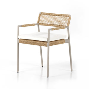Niles Outdoor Dining Armchair-Natural
