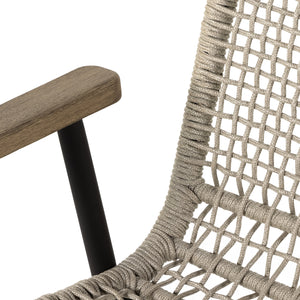 Avera Outdoor Dining Armchair-Bronze