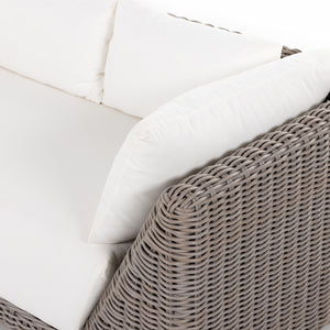 Solano - Como Outdoor Sofa-97"-Natural Woven