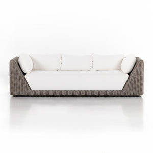 Solano - Como Outdoor Sofa-97"-Natural Woven