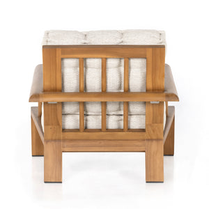 Solano - Beck Outdoor Chair-Natural Teak