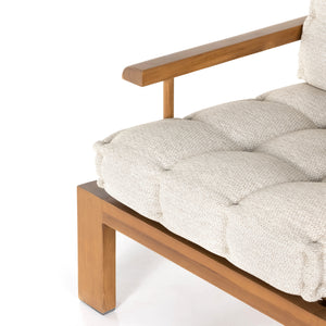 Solano - Beck Outdoor Chair-Natural Teak