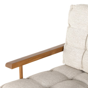 Solano - Beck Outdoor Chair-Natural Teak