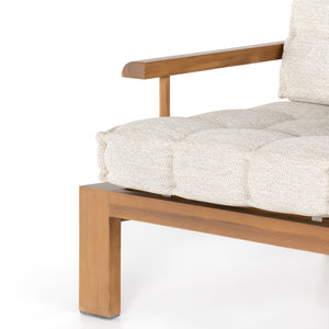 Solano - Beck Outdoor Chair-Natural Teak