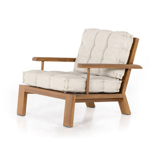 Solano - Beck Outdoor Chair-Natural Teak
