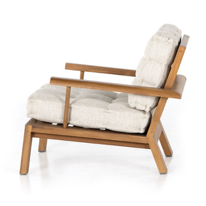 Solano - Beck Outdoor Chair-Natural Teak