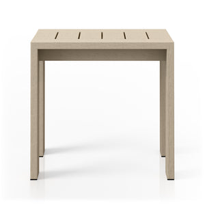 Monterey Outdoor End Table-Washed Brown