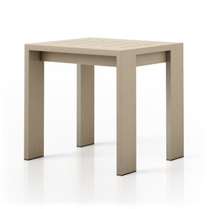 Monterey Outdoor End Table-Washed Brown