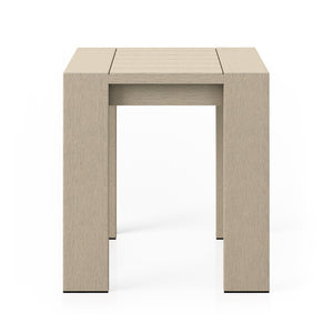 Monterey Outdoor End Table-Washed Brown