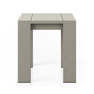 Monterey Outdoor End Table-Weathered Grey