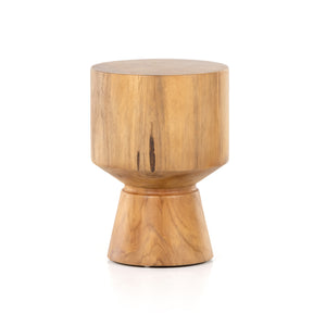Grass Roots - Jovie Outdoor End Table-Natural Teak