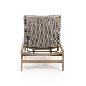 Delano Outdoor Chaise Lounge-Brown