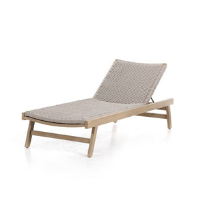 Delano Outdoor Chaise Lounge-Brown