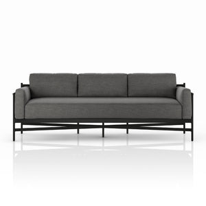 Hearst Outdoor Sofa-99"-Charcoal