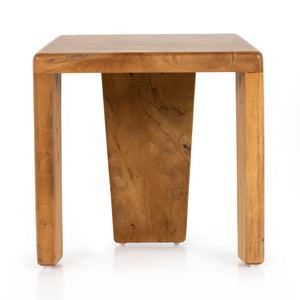 Grass Roots - Sansa Outdoor Accent Stool-Natural Teak