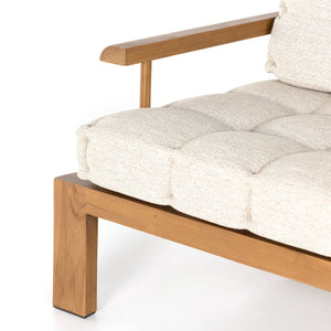 Solano - Beck Outdoor Sofa-59"-Natural Teak