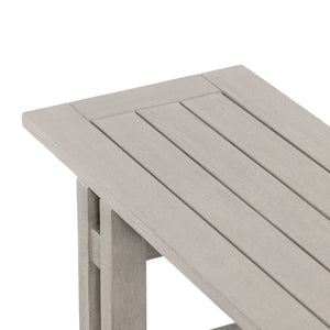 Solano - Balfour Outdoor Dining Bench-Grey