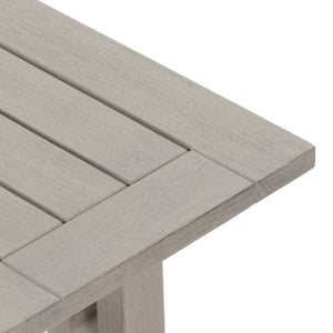 Solano - Balfour Outdoor Dining Bench-Grey