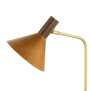 Cullen Task Lamp-Natural Walnut