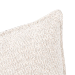 Boucle Pillow-Knoll Natural-20"x20"