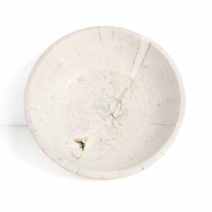 Wesson - Turned Pedestal Bowl-Ivory
