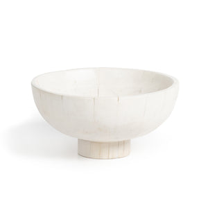 Wesson - Turned Pedestal Bowl-Ivory