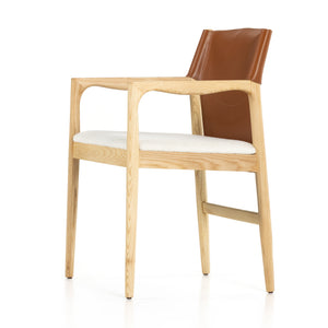 Lulu Dining Chair - Saddle Leather Blend