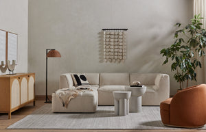 Marlow - Ceramic Wall Hanging-Speckled Cream