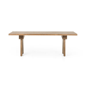 Darnell Dining Table 87"-Bleached Oak