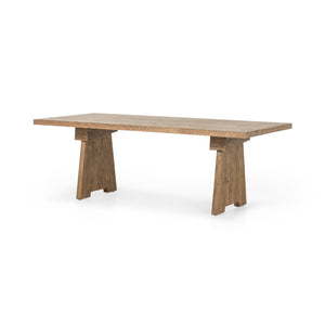 Darnell Dining Table 87"-Bleached Oak