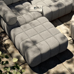 Roma Outdoor Ottoman Piece-Faye Ash