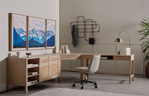 Clarita Modular Filing Credenza-White