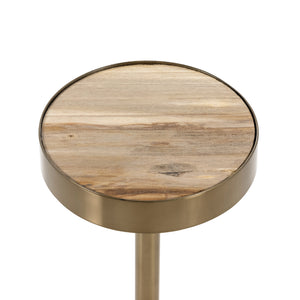 Galen End Table-Light Petrified Wood